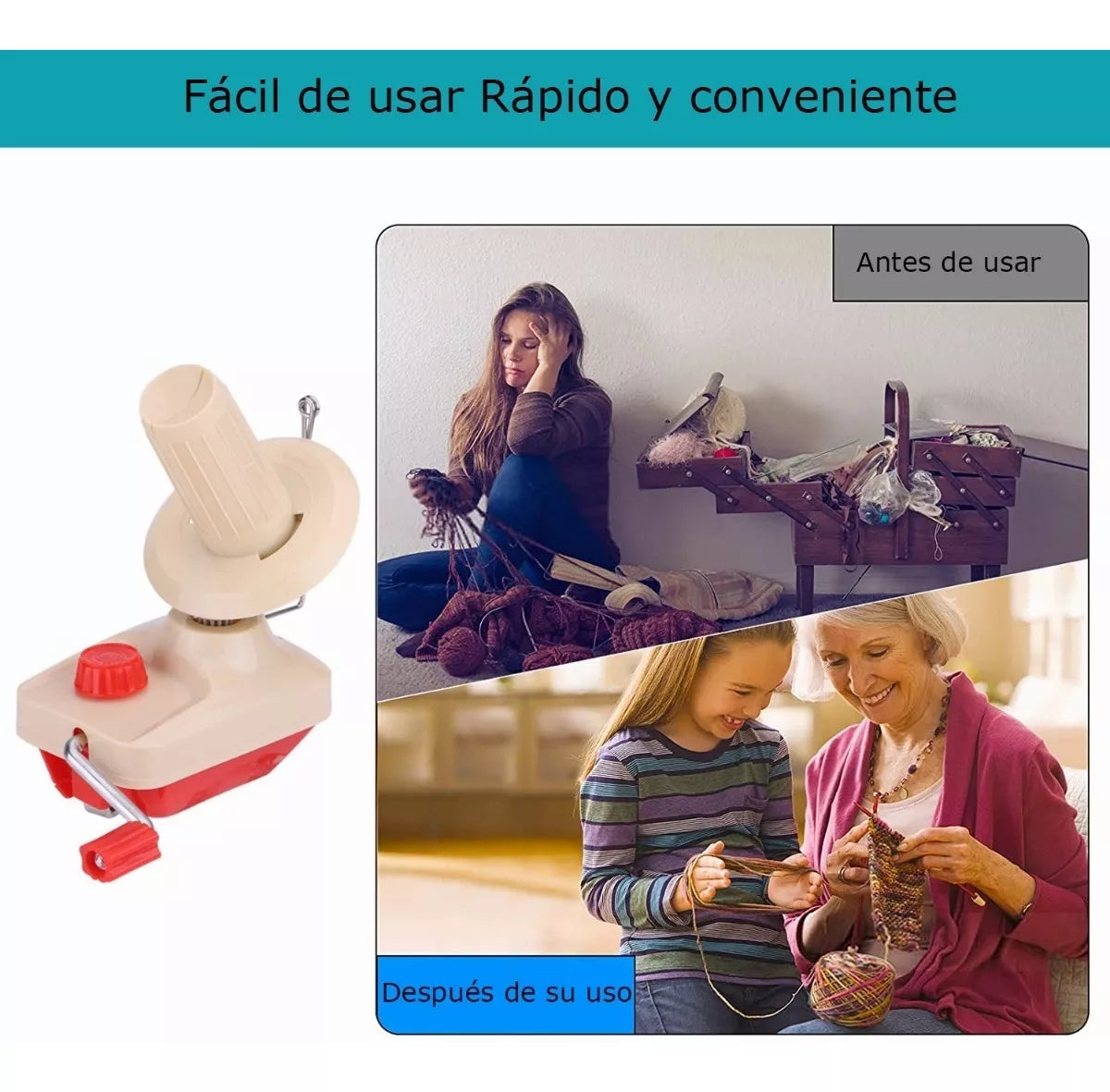Devanadora De Plastico Bola Chica